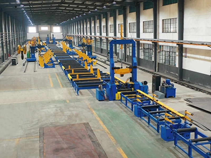 全自动钢拱架生产线